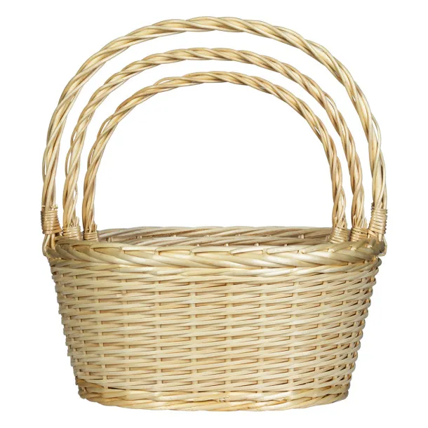 BASKET 3in1 gift basket set Cream Bež