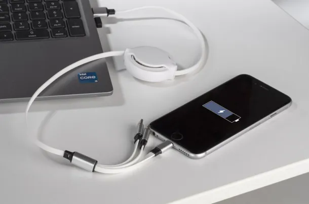 BALJO 3 in 1 USB cable biały