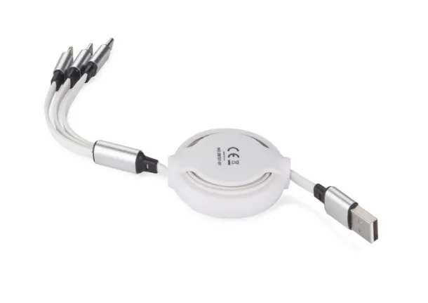 BALJO 3 in 1 USB cable biały