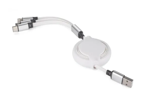 BALJO 3 in 1 USB cable biały
