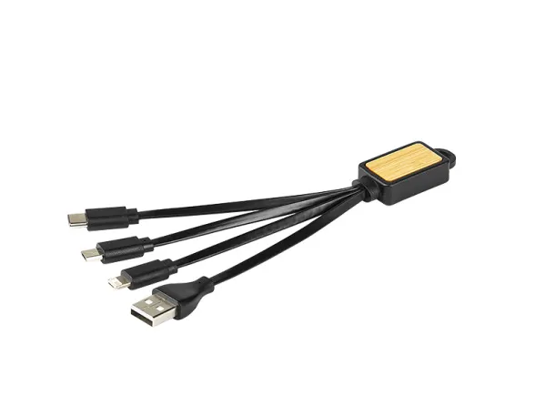 ENERGY ECO USB charging cable 3 in 1 Black