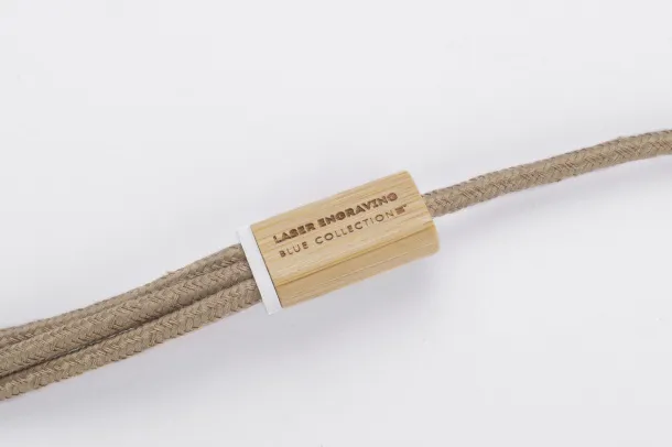 FLAX 3 in 1 USB cable Beige