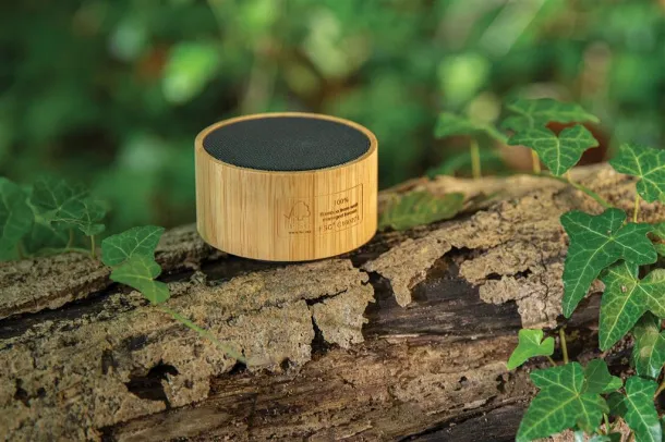  FSC® bamboo and RCS 3W wireless speaker - XD Collection Black 