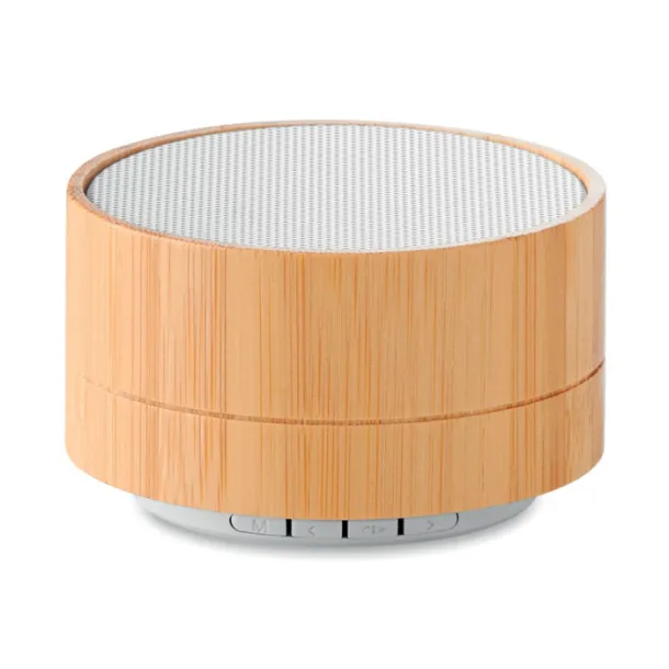 SOUND BAMBOO 3W Bamboo Bluetooth speaker White