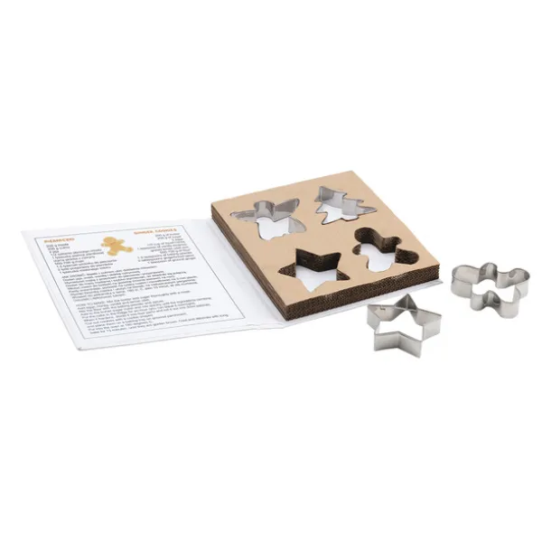 COOKIE 4-piece cutter set White