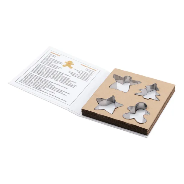 COOKIE 4-piece cutter set White