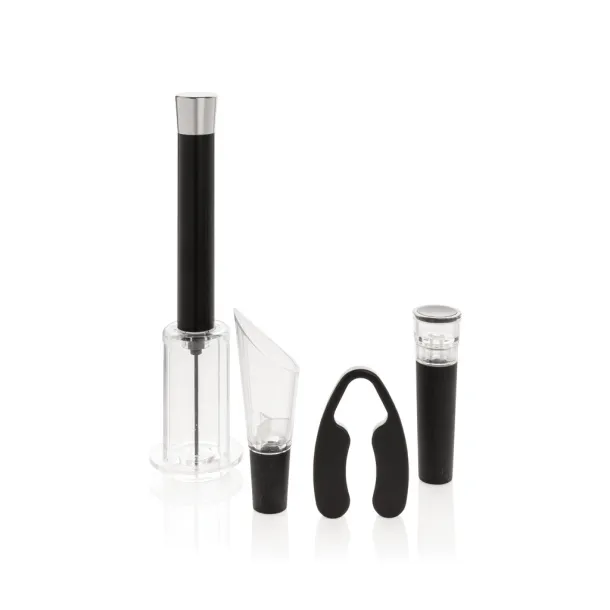  Vino Connoisseur 4pc set - XD Collection Silver 