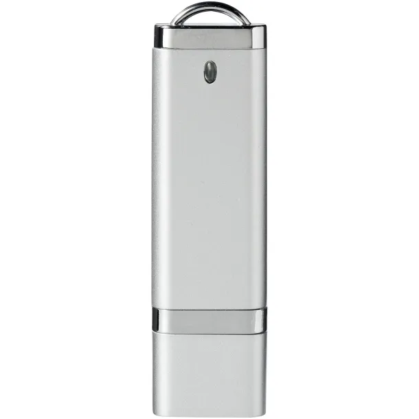 Flat 4GB USB flash drive Silver