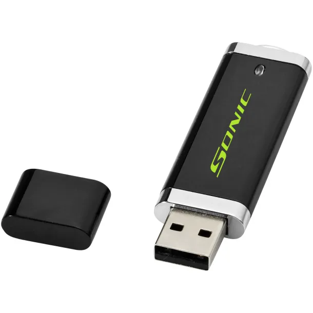 Flat 4GB USB flash drive Crna