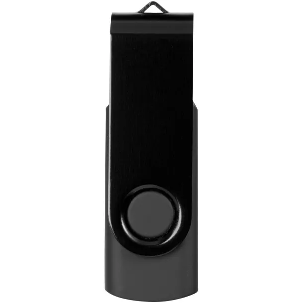 Rotate-metallic 4GB USB flash drive Solid black