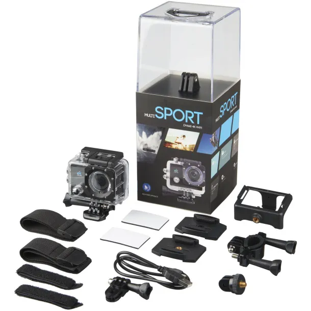 Action Camera 4K - Prixton Solid black