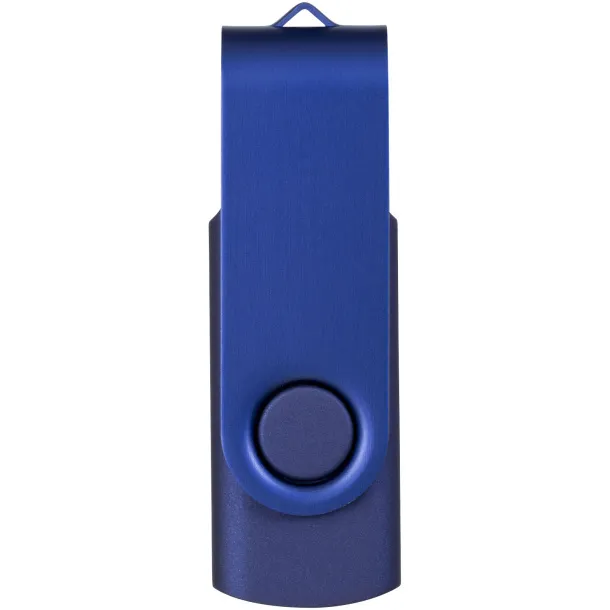 Rotate-metallic USB stick - 4 GB Mornarsko plava