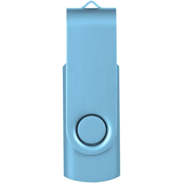 Rotate-metallic USB stick - 4 GB Plava