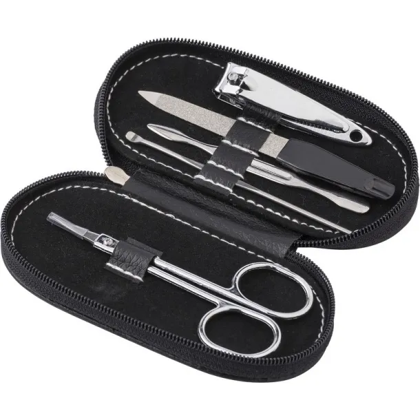  Manicure set, 5 pcs Crna