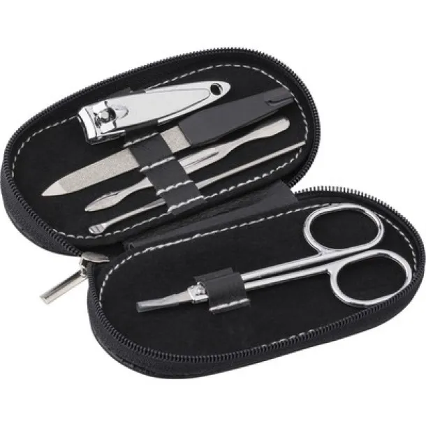  Manicure set, 5 pcs black