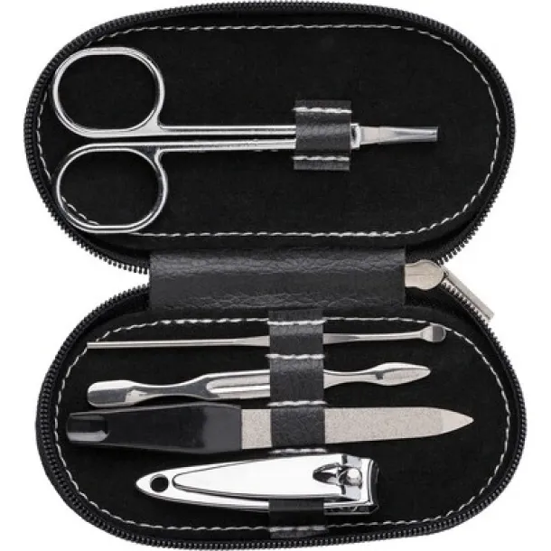  Manicure set, 5 pcs Crna