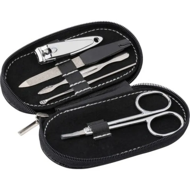  Manicure set, 5 pcs Crna