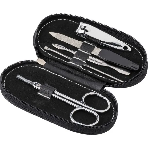  Manicure set, 5 pcs Crna
