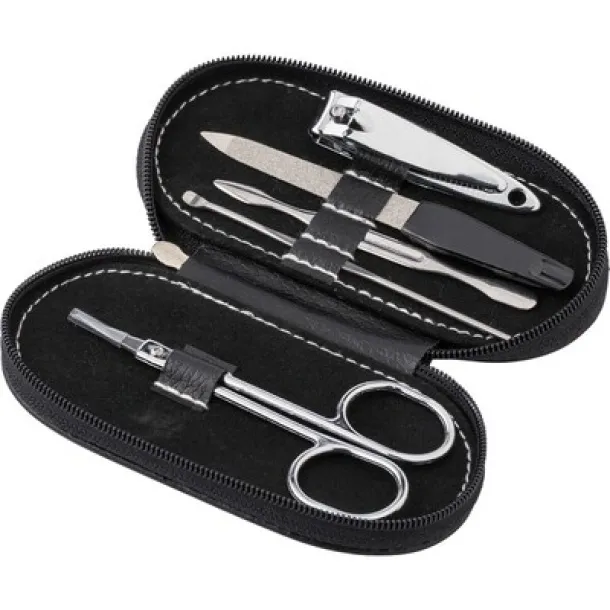  Manicure set, 5 pcs black