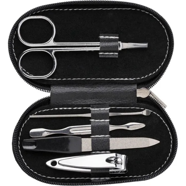  Manicure set, 5 pcs Crna
