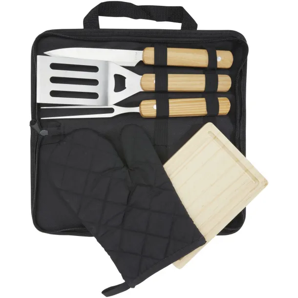 Gratar 5-piece BBQ set - Bullet Natural