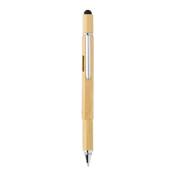  Bamboo 5 in 1 toolpen - XD Collection Brown 