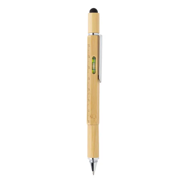  Bamboo 5 in 1 toolpen - XD Collection Brown 