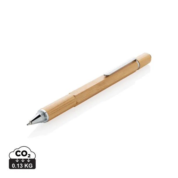  Bamboo 5 in 1 toolpen - XD Collection Brown 