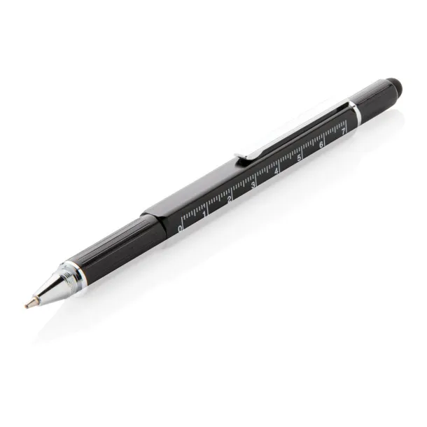  5-in-1 aluminium toolpen - XD Collection Black 