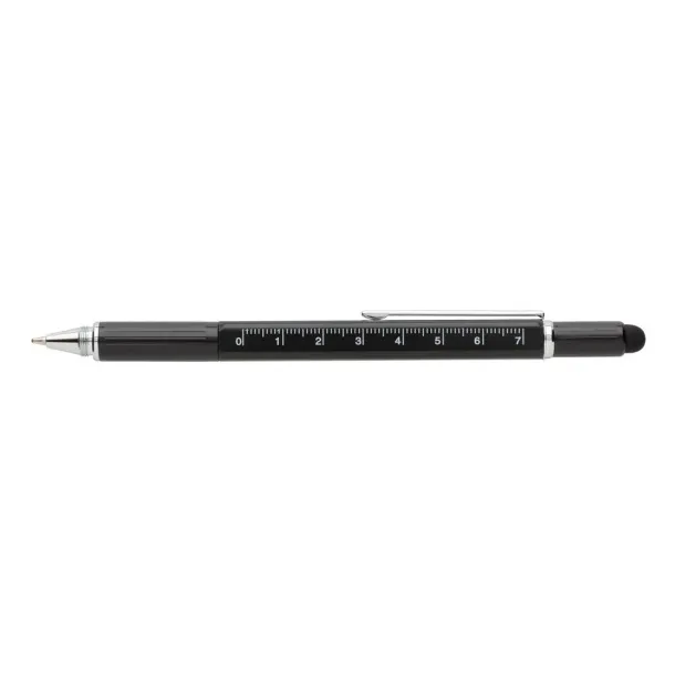  5-in-1 aluminium toolpen - XD Collection Black 