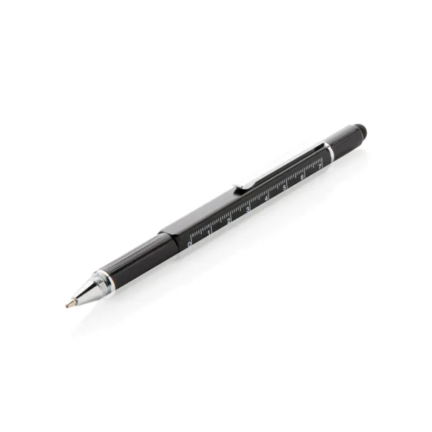  5-in-1 aluminium toolpen - XD Collection Black 