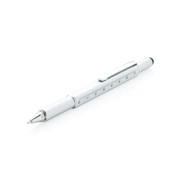  5-in-1 aluminium toolpen - XD Collection Grey 