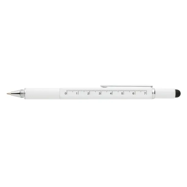  5-in-1 aluminium toolpen - XD Collection White 