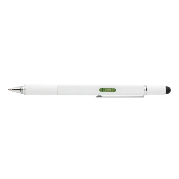  5-in-1 aluminium toolpen - XD Collection White 