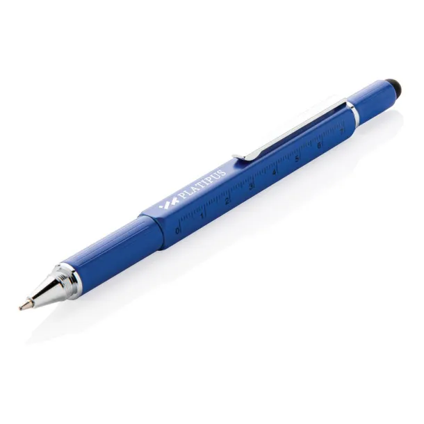  5-in-1 aluminium toolpen - XD Collection Blue