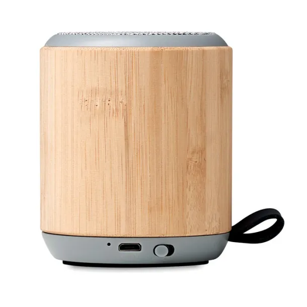 RUGLI 5.0 wireless bamboo speaker Wood