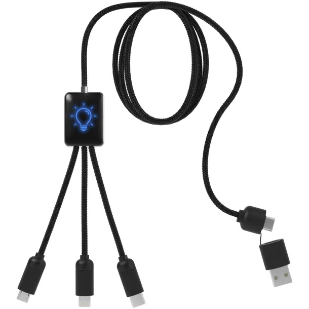 SCX.design C28 5-in-1 extended charging cable - SCX.design Blue Crna