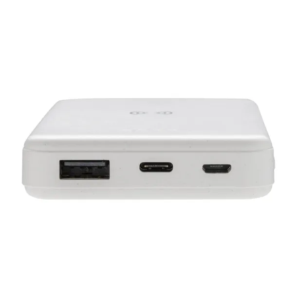  Bežična prijenosna baterija od RCS reciklirane plastike - 5 W, 5 000 mAh - XD Collection Bijela