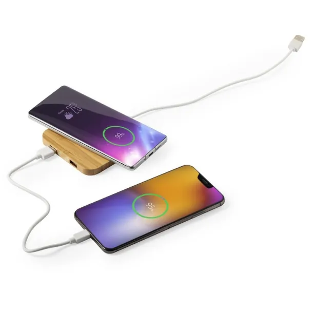  Bamboo wireless charger 5W brown