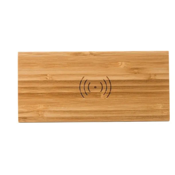  Bamboo wireless charger 5W, clock wood