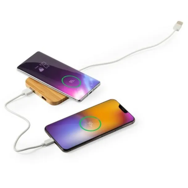  Bamboo wireless charger 5W brown