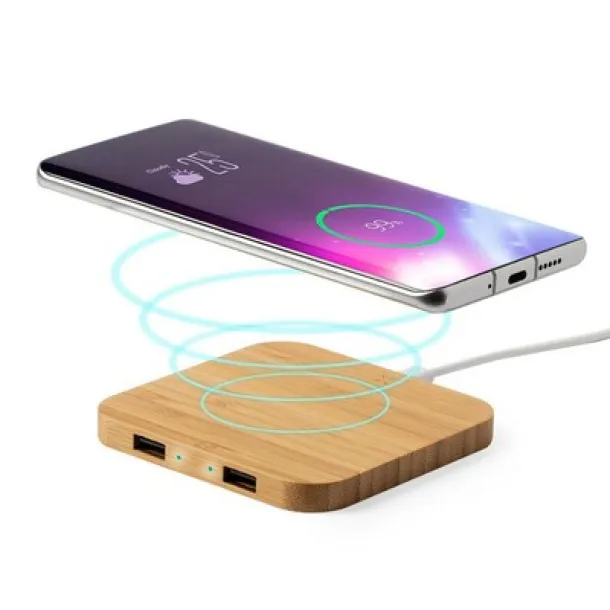  Bamboo wireless charger 5W brown