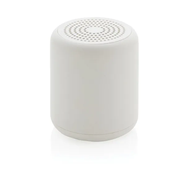  RCS certified recycled plastic 5W Wireless speaker - XD Collection White 