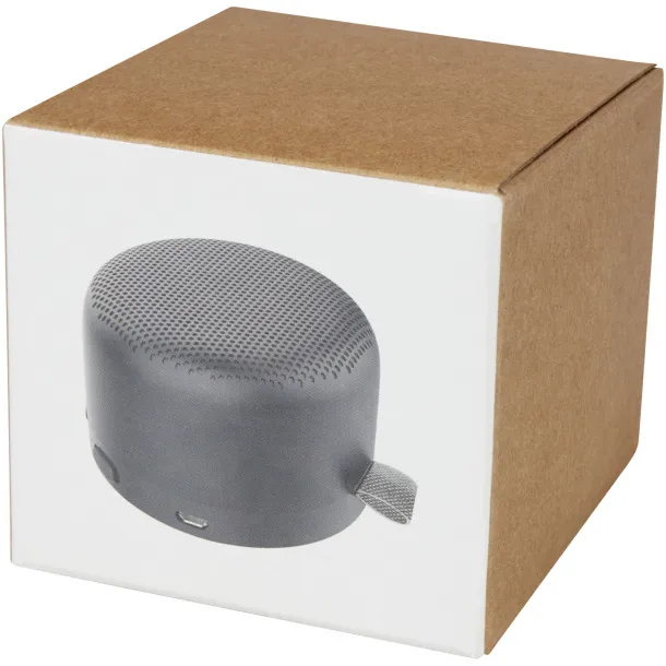 Loop 5W bluetooth zvučnik od reciklirane plastike Solid black