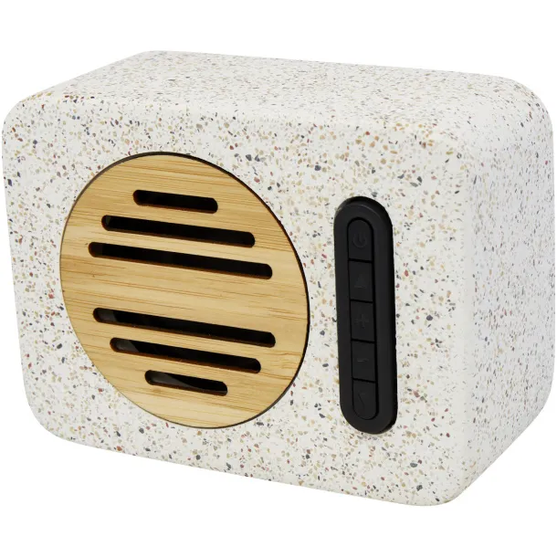 Terrazzo 5W Bluetooth® speaker - Unbranded Natural