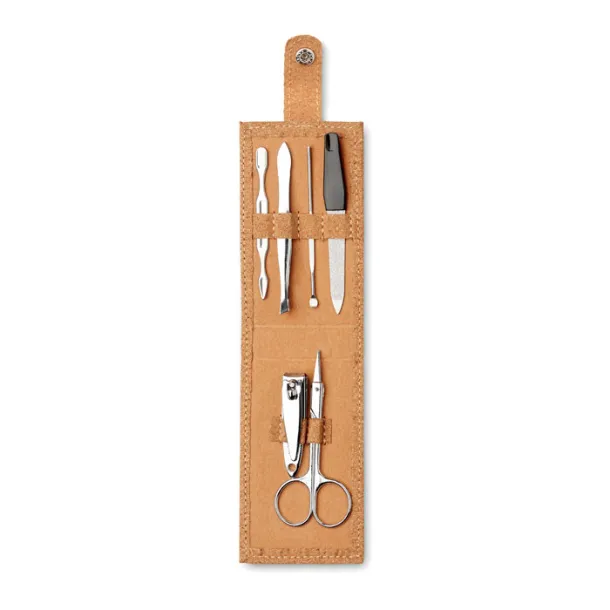 NAILKIT CORK Cork 6 piece manicure set Beige