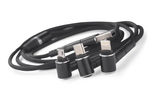 RICO 6 in 1 USB cable Crna