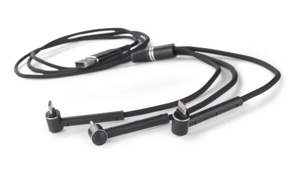 RICO 6 in 1 USB cable Crna