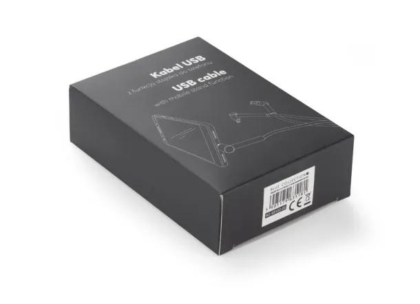 RICO 6 in 1 USB cable Crna