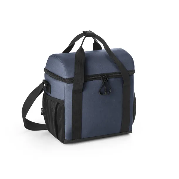 ROMA M 600D PET (100% rPET) and ripstop padded cooler bag Blue